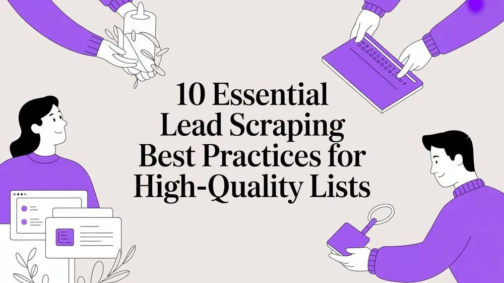 10 Lead Scraping Best Practices for Clean, Compliant Contact Data