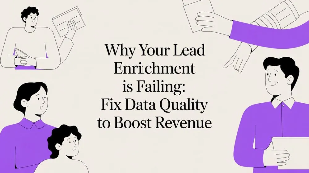 Why your lead enrichment is failing: Fix data quality to boost revenue