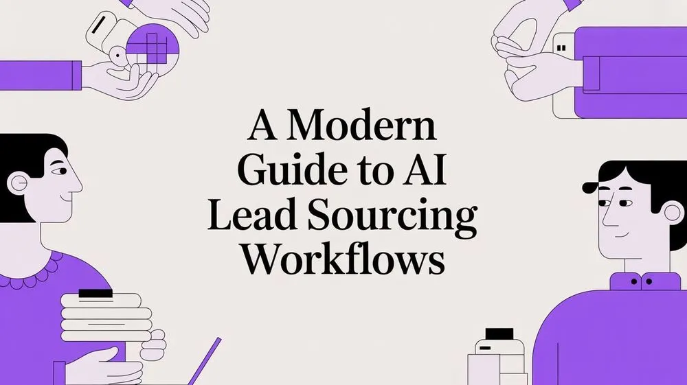 A Modern Guide to AI Lead Sourcing Workflows