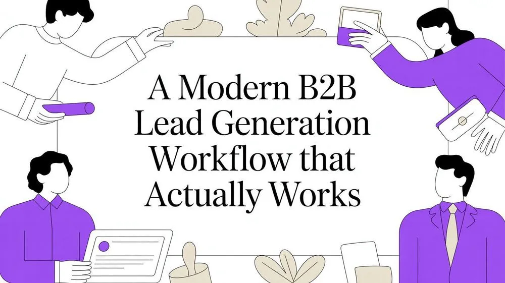 A Modern B2B Lead Generation Workflow That Actually Works