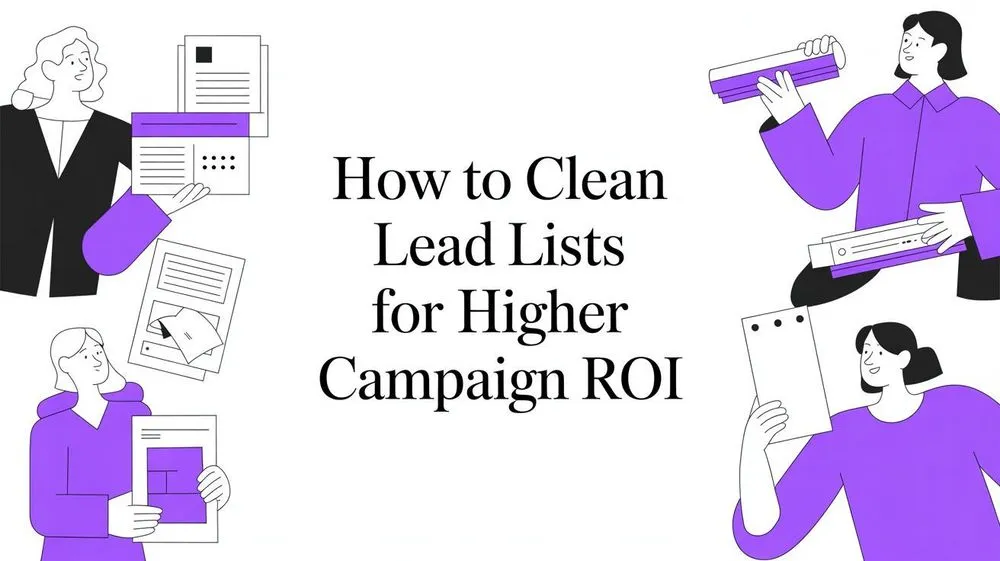 How to Clean Lead Lists for Higher Campaign ROI