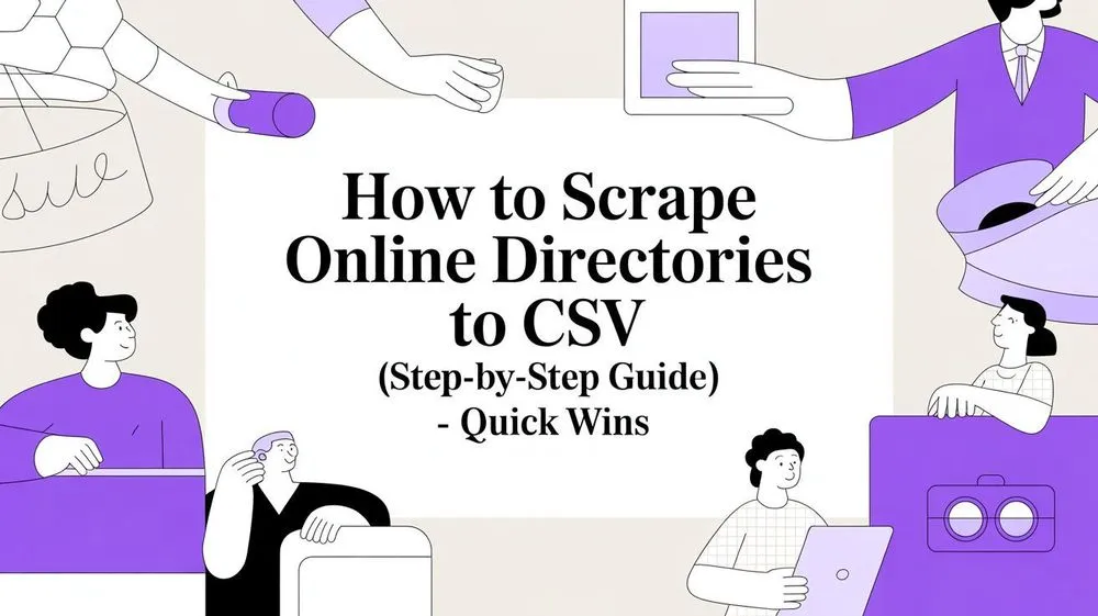 How to Scrape Online Directories to CSV (Step-by-Step Guide)