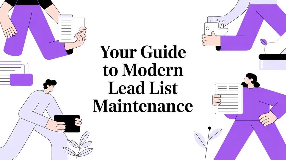 Your Guide to Modern Lead List Maintenance
